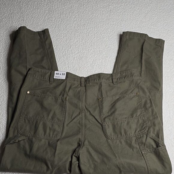1327 NWT Alpine Design Men's Utility Pant Vintage Olive 40x32 - Picture 7 of 8